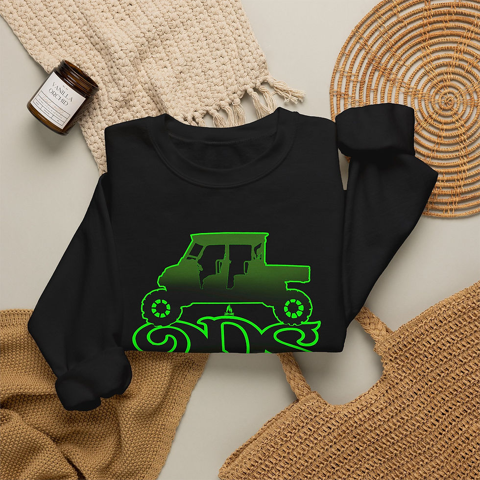 Thumbnail: RDS 4wheel toys green Heavy Blend™ Crewneck Sweatshirt