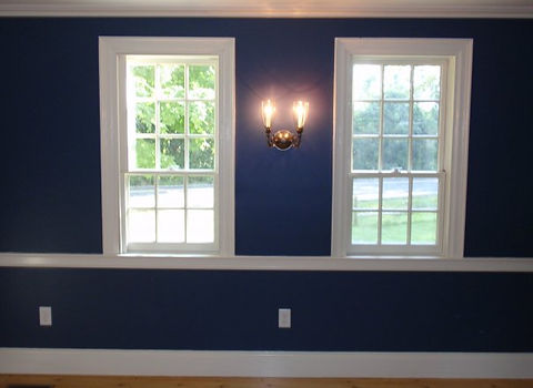 new wall with privacy shutters open