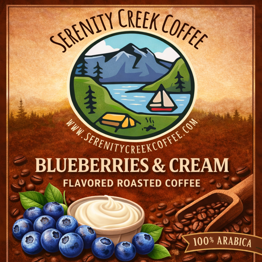 Blueberries and Cream Flavored Roast