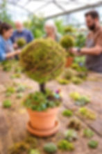 Sip & Create a Spring Moss Topiary with Succulent Garden at Bedell Cellars.