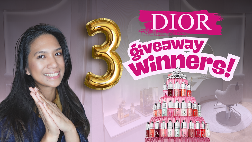 Dior Beauty Lip Oil Addict Giveaway Winners
