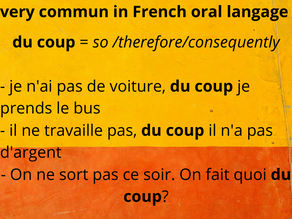 "du coup" a remplacé "alors"