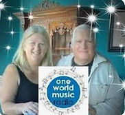 Steve Sheppard and Christie of One World Music Radio, longtime supporters of independent instrumental music.