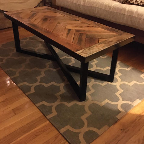 Herringbone Coffee Table