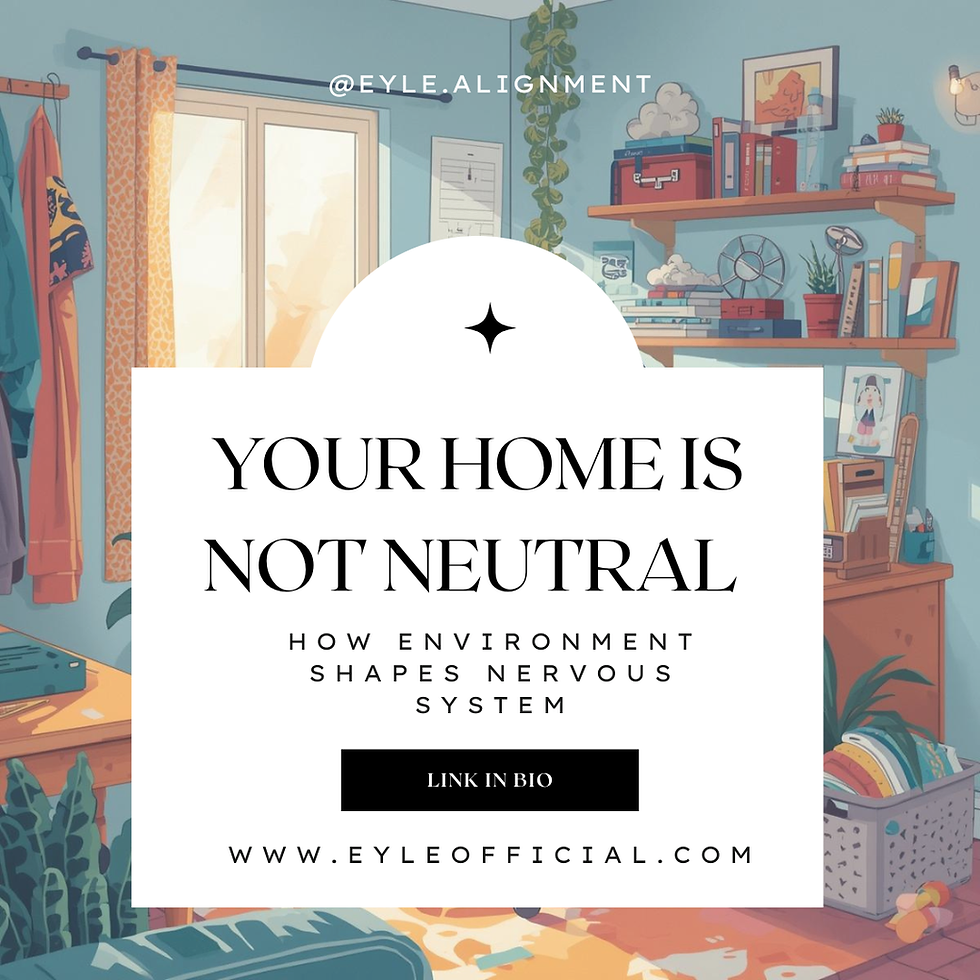 A calm, light-filled home interior representing nervous system regulation and emotional steadiness