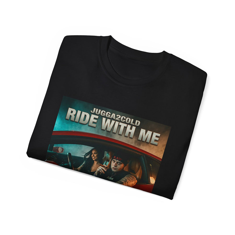 Thumbnail: Ride With Me Tee — 'Juggazcold' Vintage Car Graphic T‑Shirt