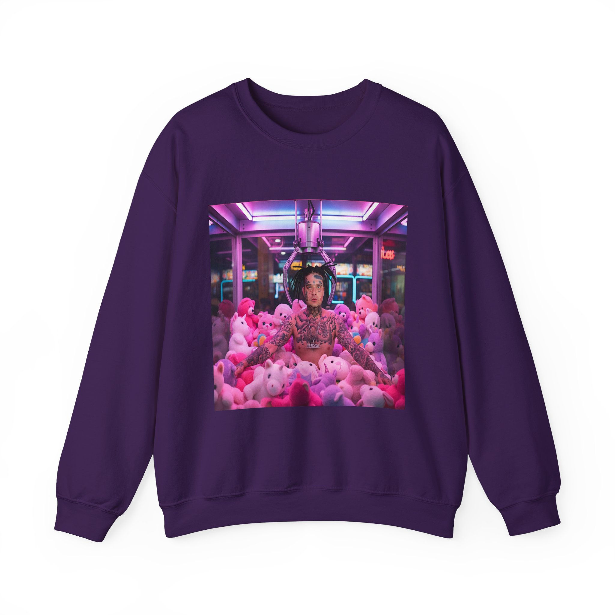 Crewneck Sweatshirt — Jugga2Cold Claw Machine Photo Print