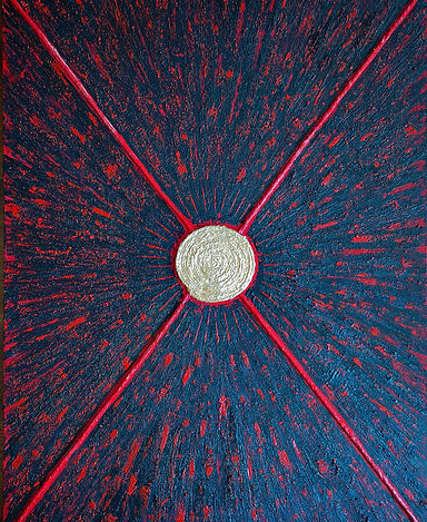 Tableau "ATTRACTION ECARLATE" de l'artiste CALIZ