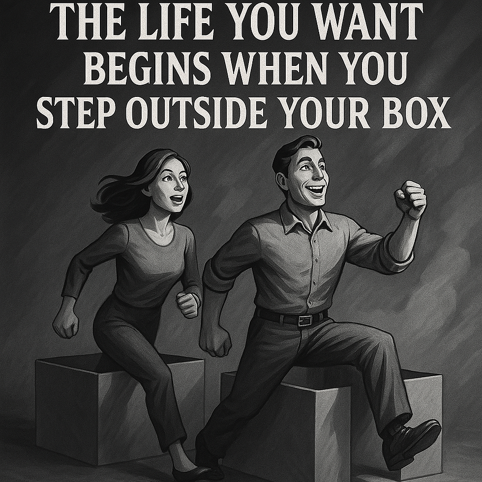 Stepping outside your box with confidence.