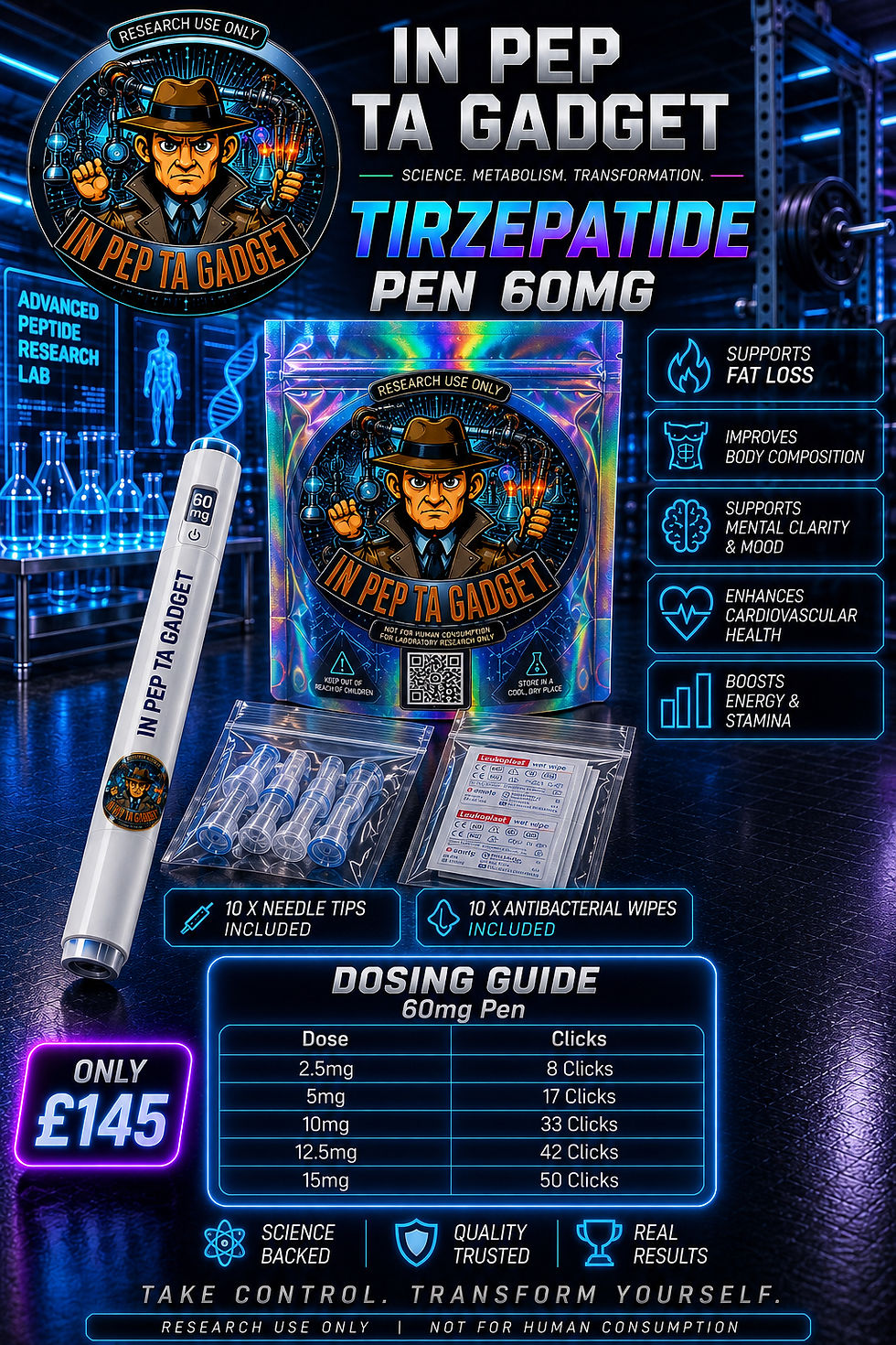 Thumbnail: 60mg INPEPTAGADGET Tirzepatide Pen  