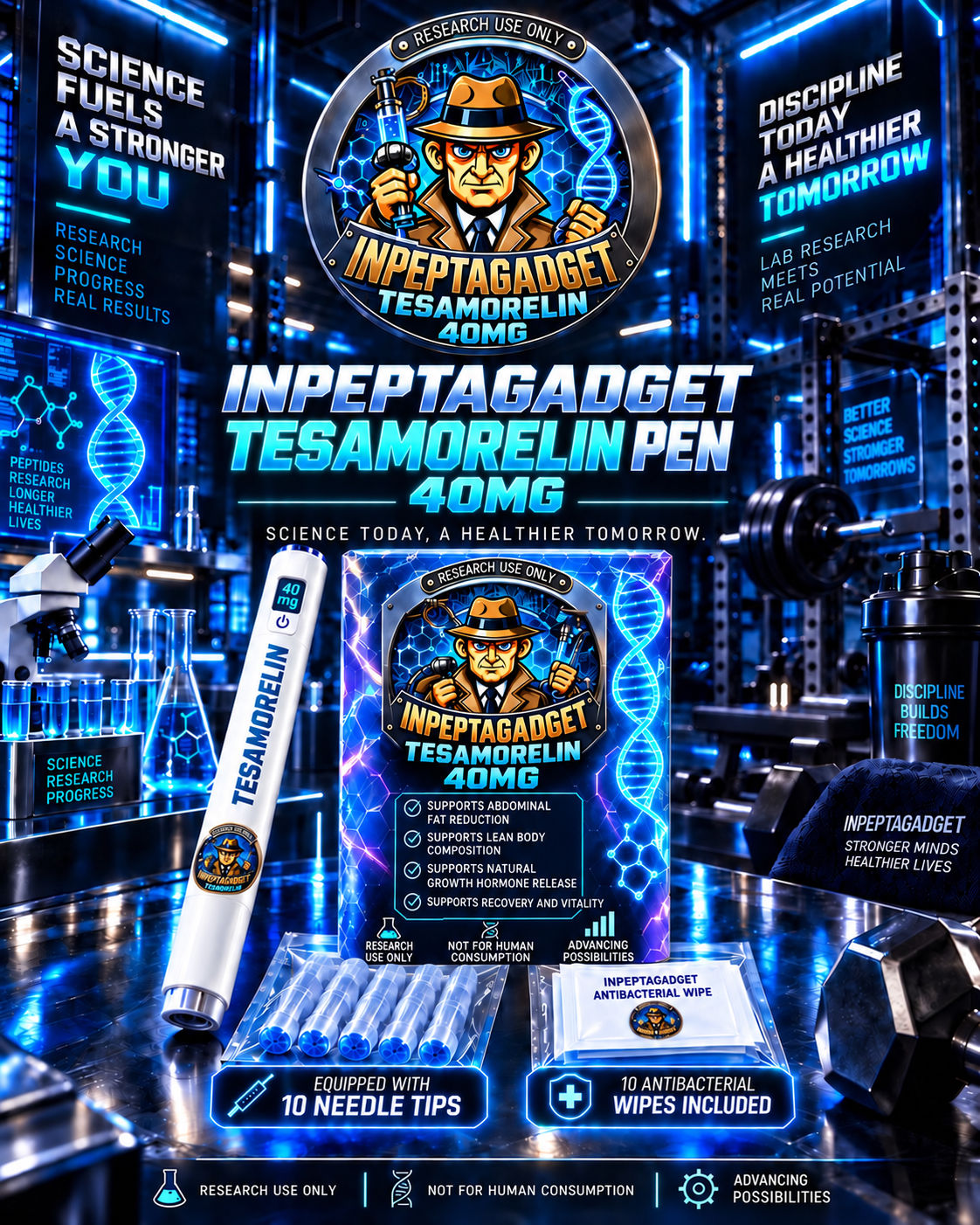 40mg INPEPTAGADGET Tesamorelin Pen 