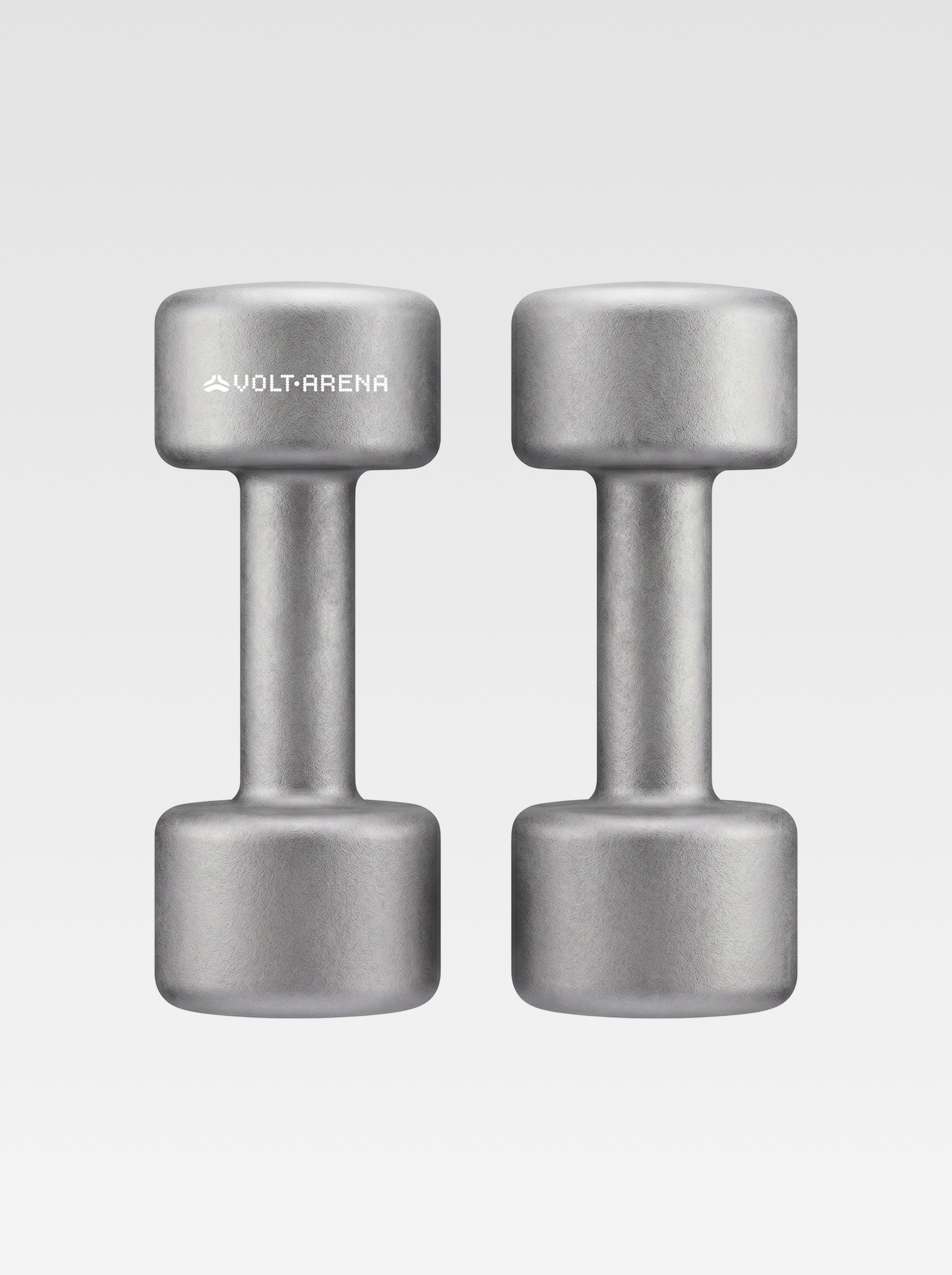 Solid-Cast Matte Dumbbells (Pair)