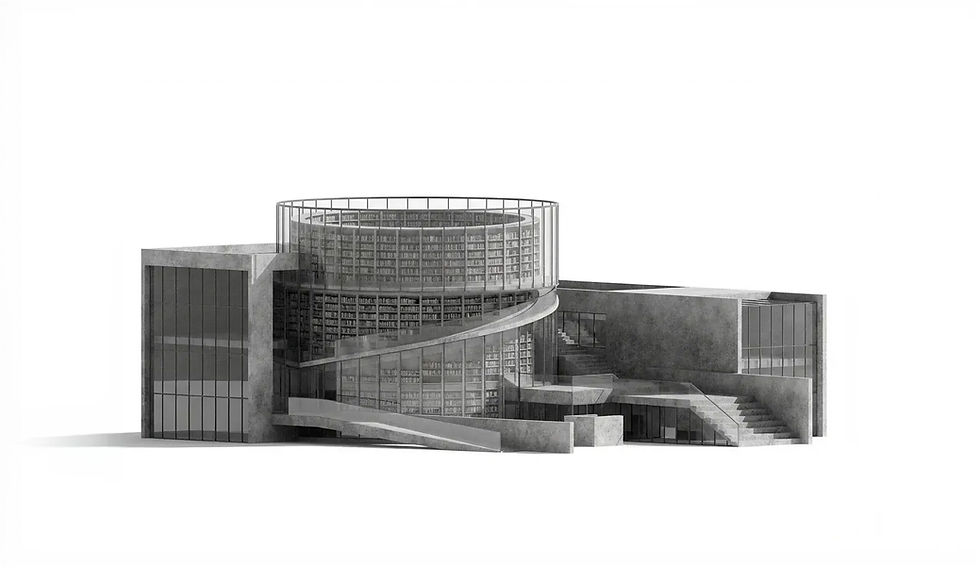 Modern building design by a Jodhpur architect.