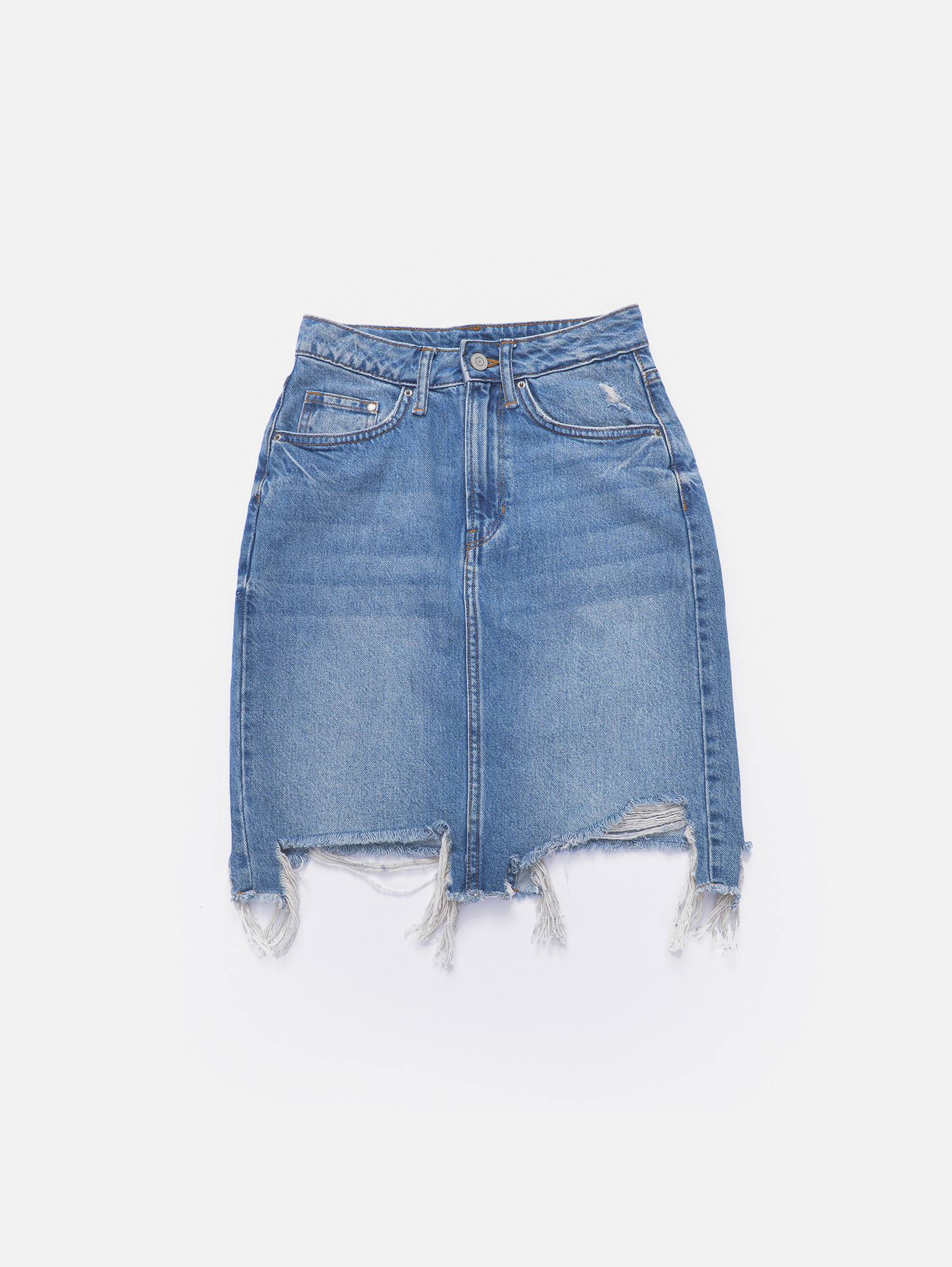 Distressed Skirt