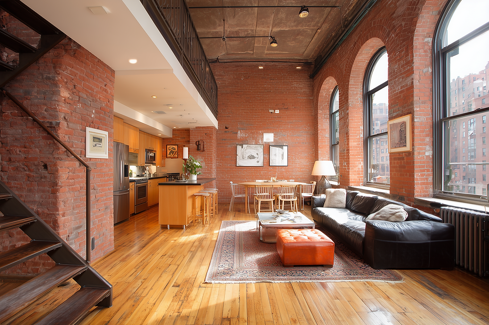 Modern industrial loft showing real estate investment basics.