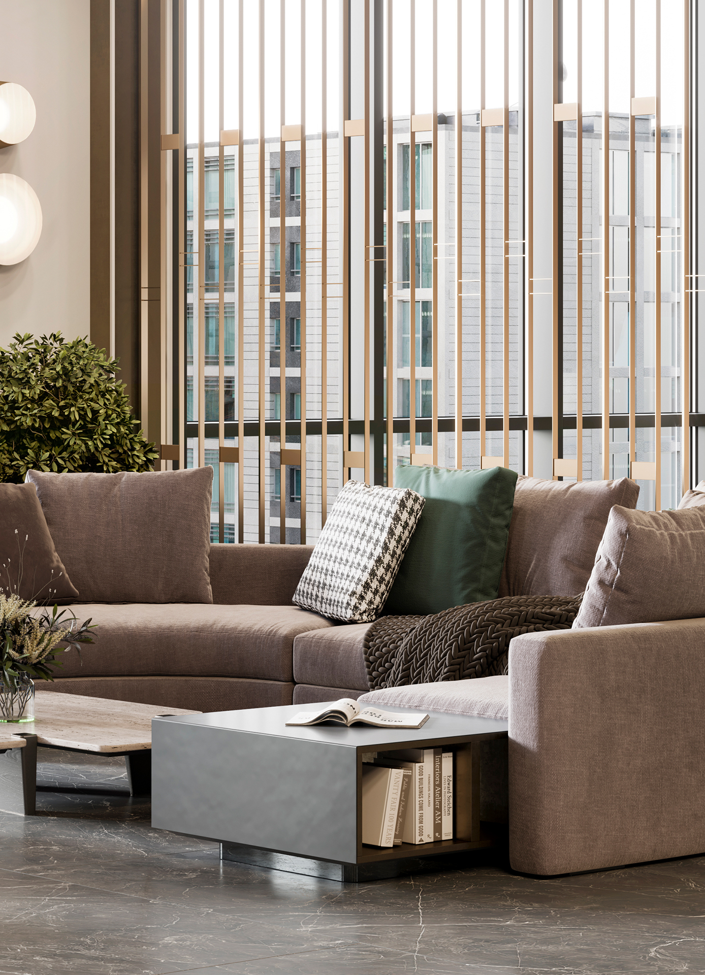 Interior of a curated residence
