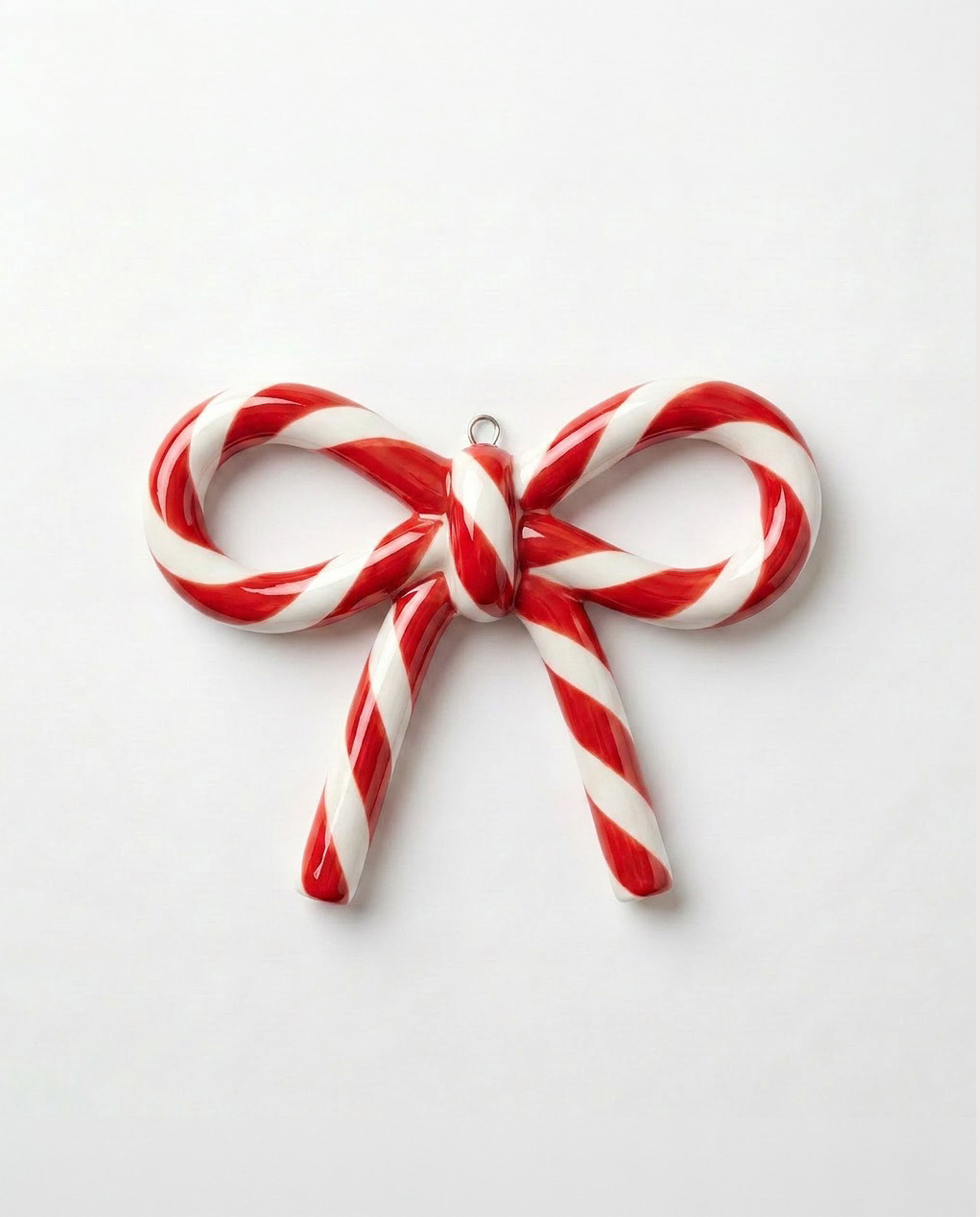 Stripes Ceramic Bow