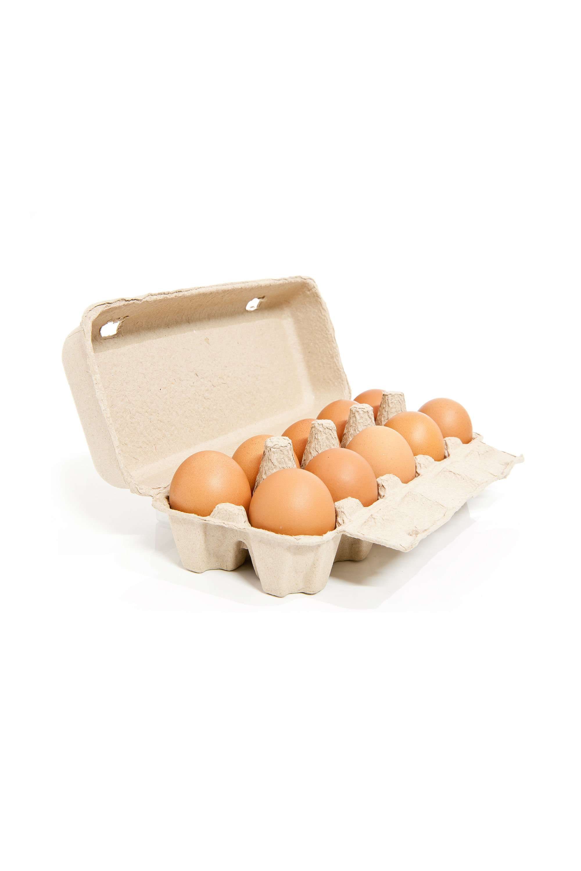 Huevos de color marrón medio naturales