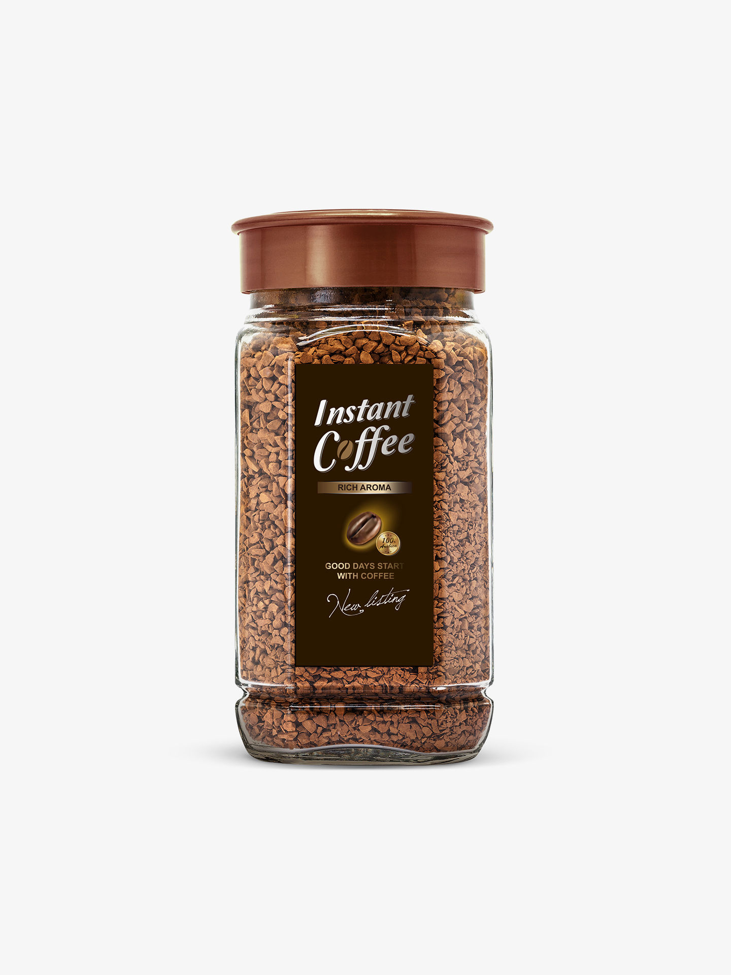 Morning & Co, Classic Roast Instant Coffee, Medium Roast, 24 oz.