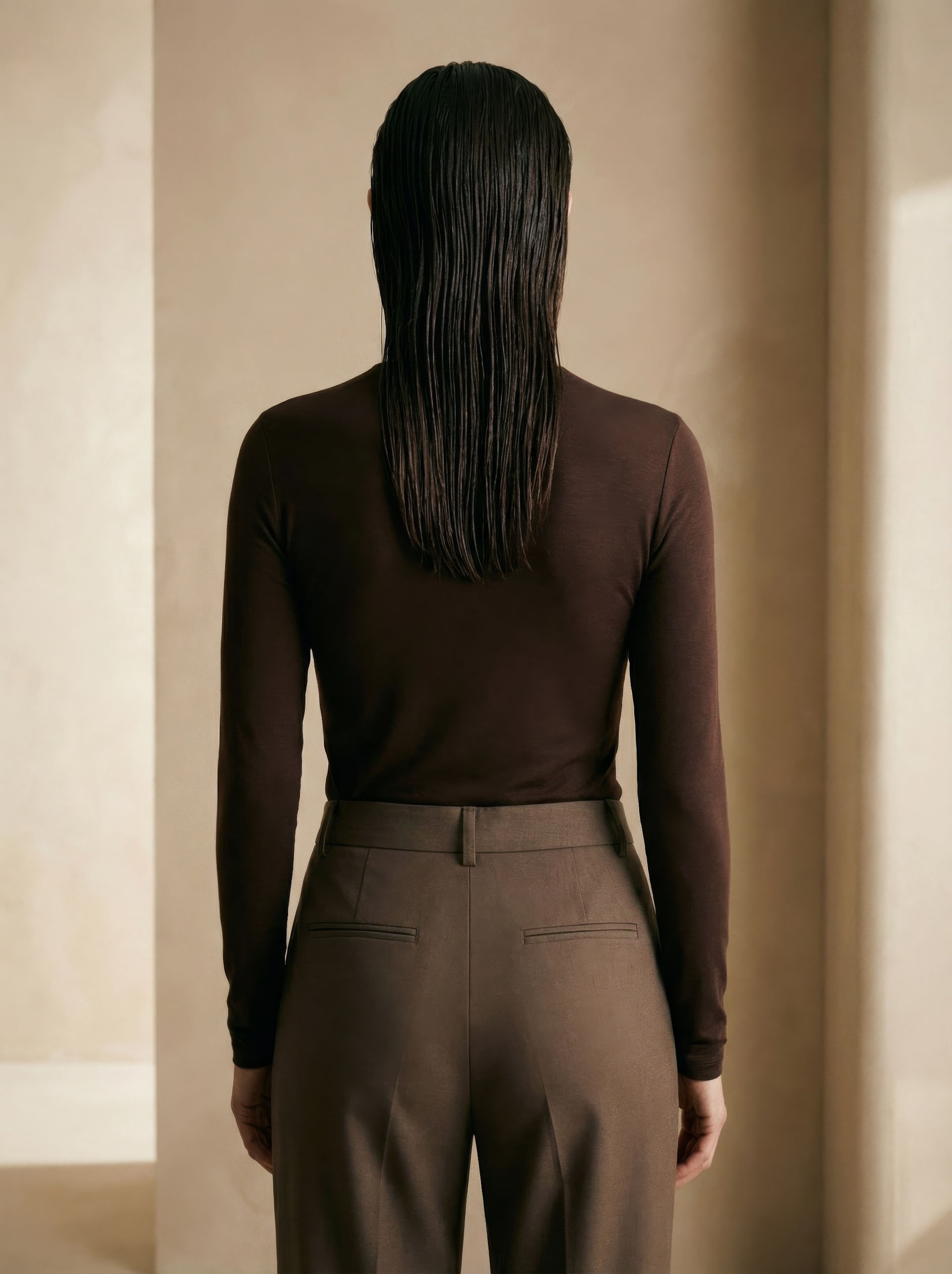 Lightweight Turtleneck Top