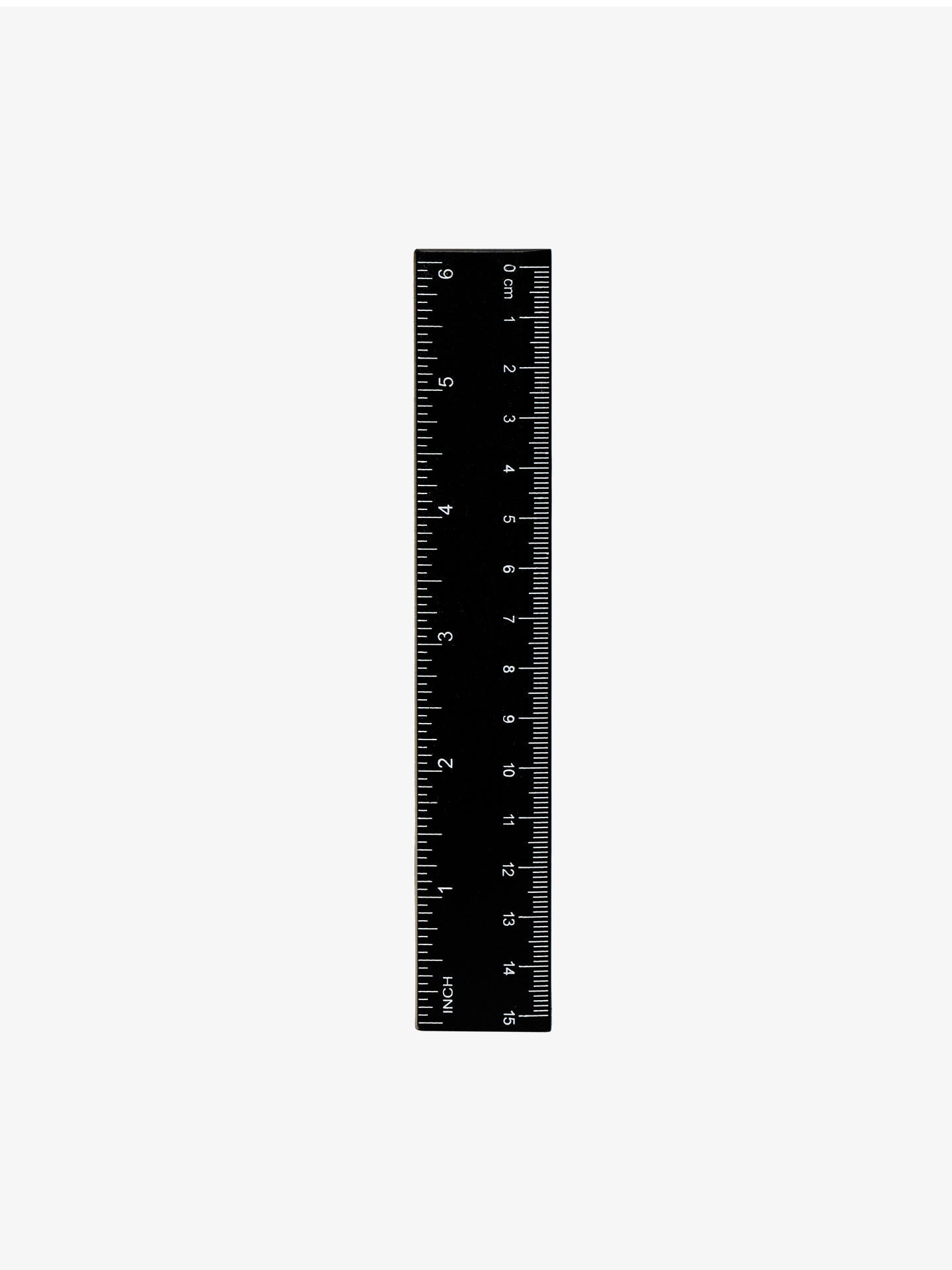 Ink Palate, 12" Plastic Ruler, Black