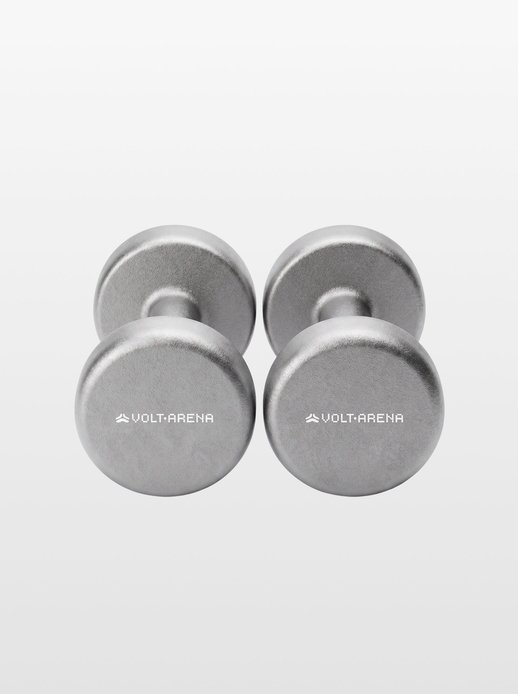 Solid-Cast Matte Dumbbells (Pair)