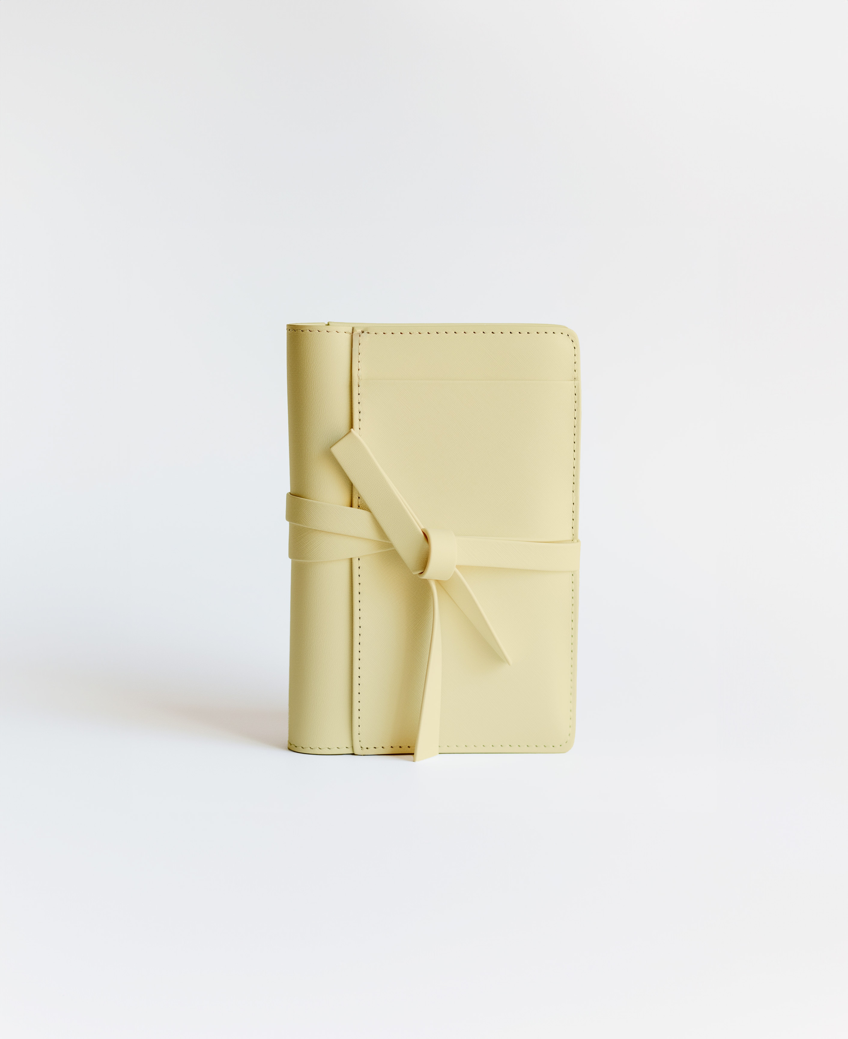 Yellow Vegan Leather Notebook