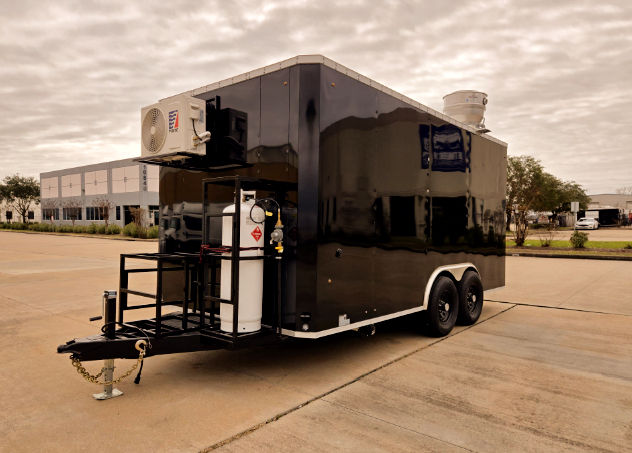 Thumbnail: 16" Black Concession Trailer