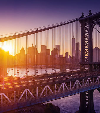 Sonnenuntergang über Manhattan