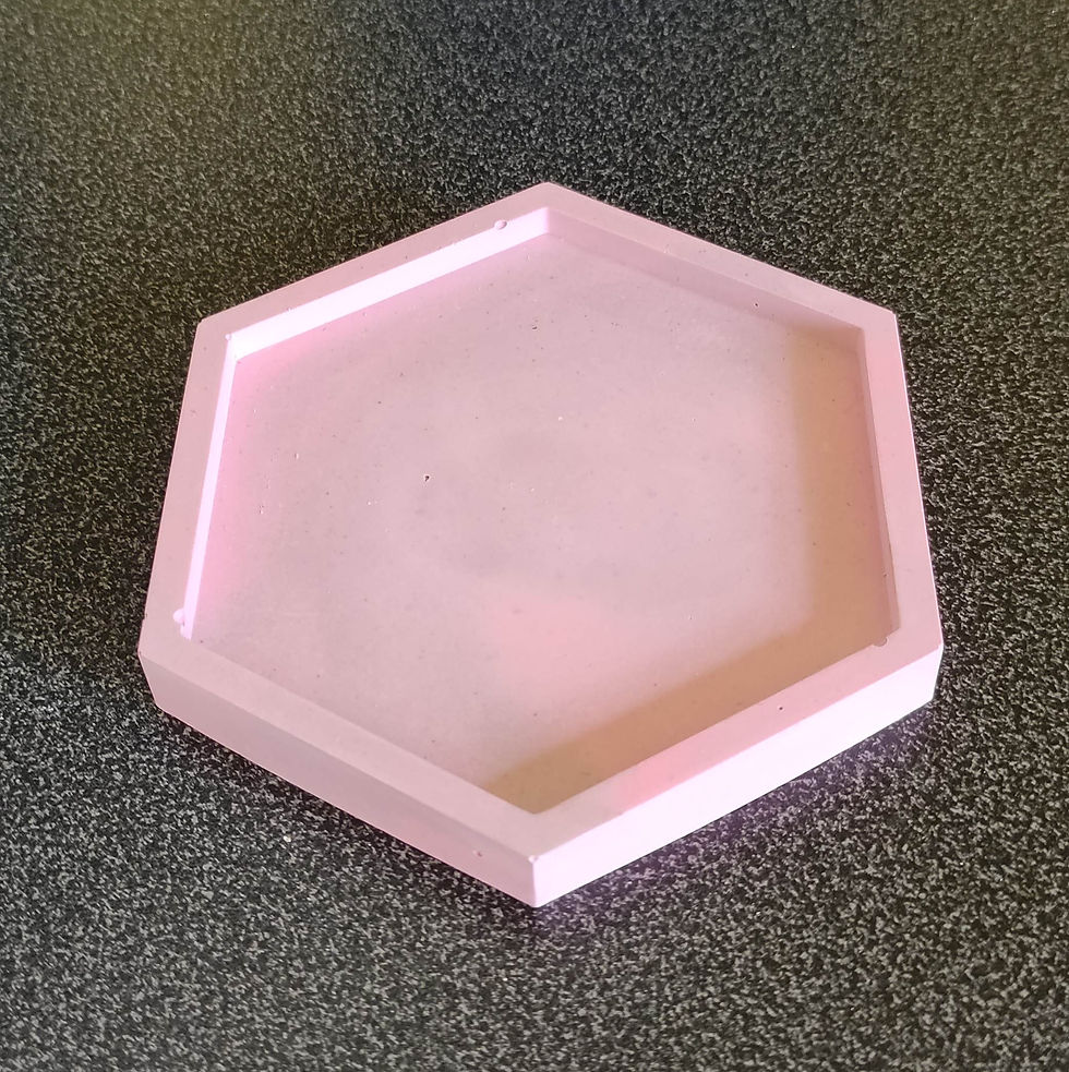 Miniature : Sous-verre hexagonal
