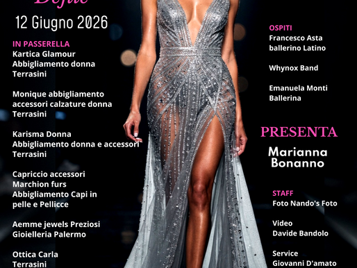 Tour della Moda 12 giugno il debutto di “Luxury Glamour Terrasini Defilé”