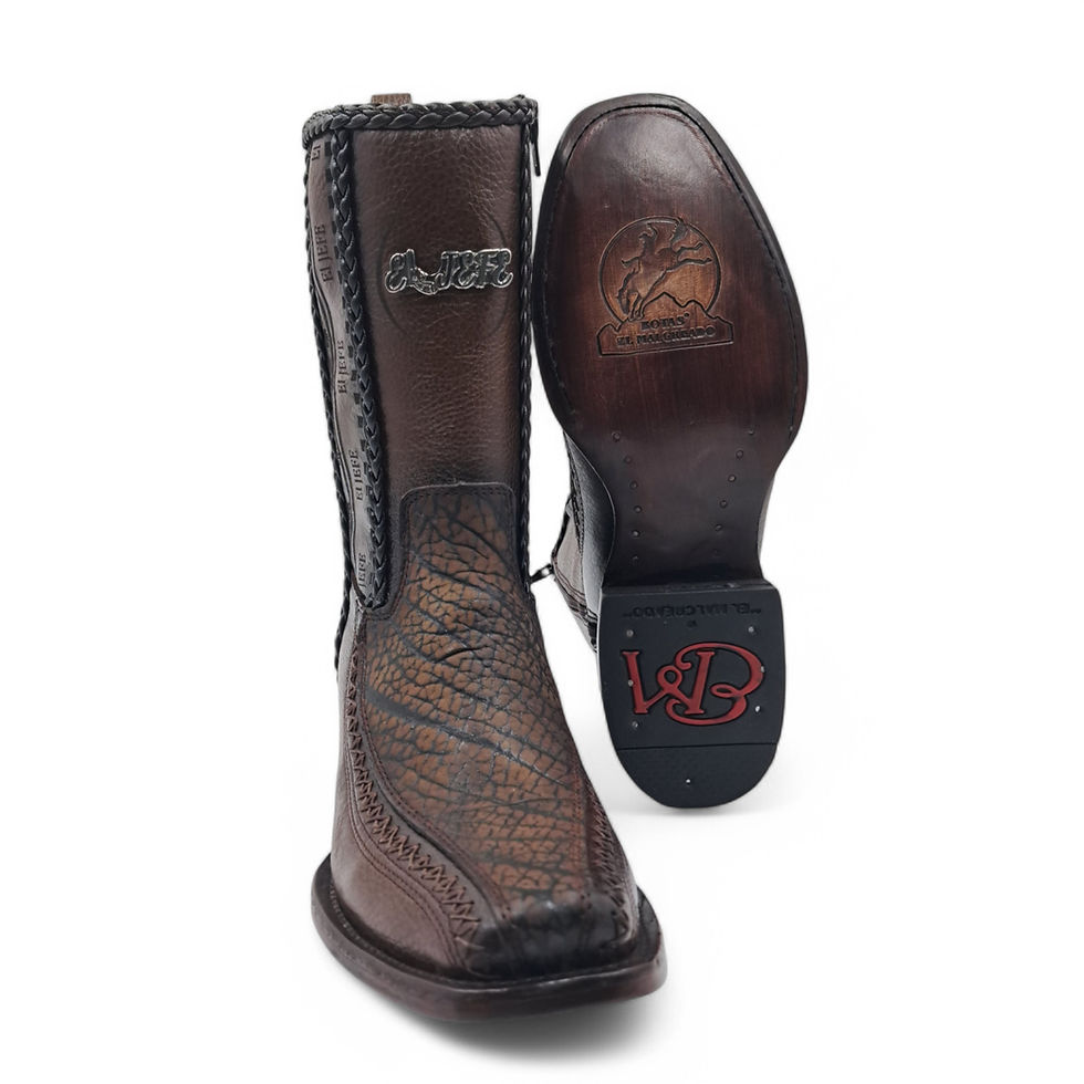 Miniatura: Jefes | Bota para Hombre  en Piel en Cuello de Toro Tabaco