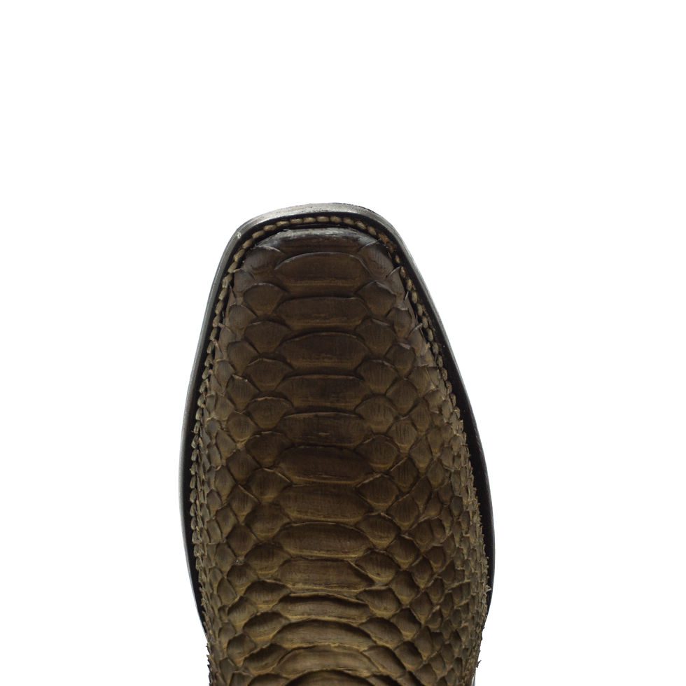 Miniatura: Fenix | Bota Vaquera para Hombre  en Piel de Pitón Tamarindo