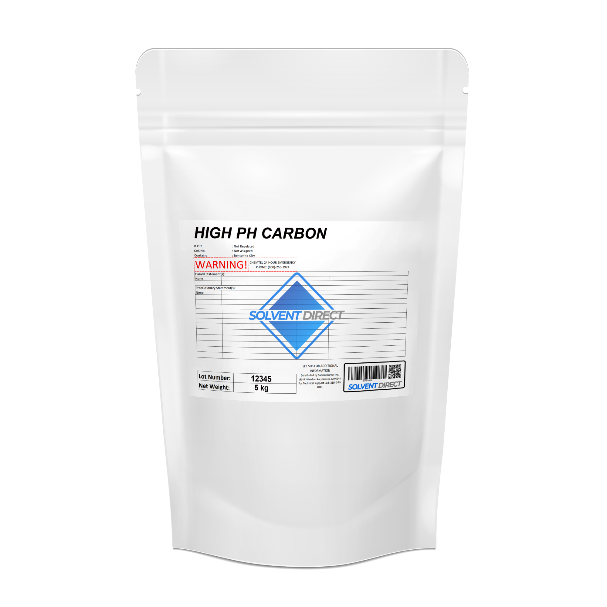 High pH Carbon