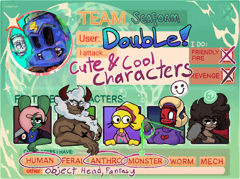 Artfight Card Gif