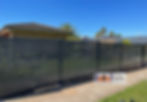 Aluminium Slat Fence and Sliding Gate and Pedestrian Gate Taylors Lake