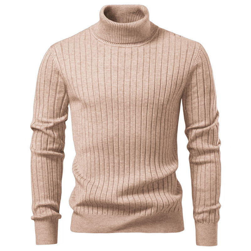 Miniatura: Animal Game Men's Cold Blouse Casual Sweaters Woolen Turtleneck Sweater Stripe P