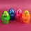 Thumbnail: Funky Face Egg Sharpener & Eraser 2 in 1