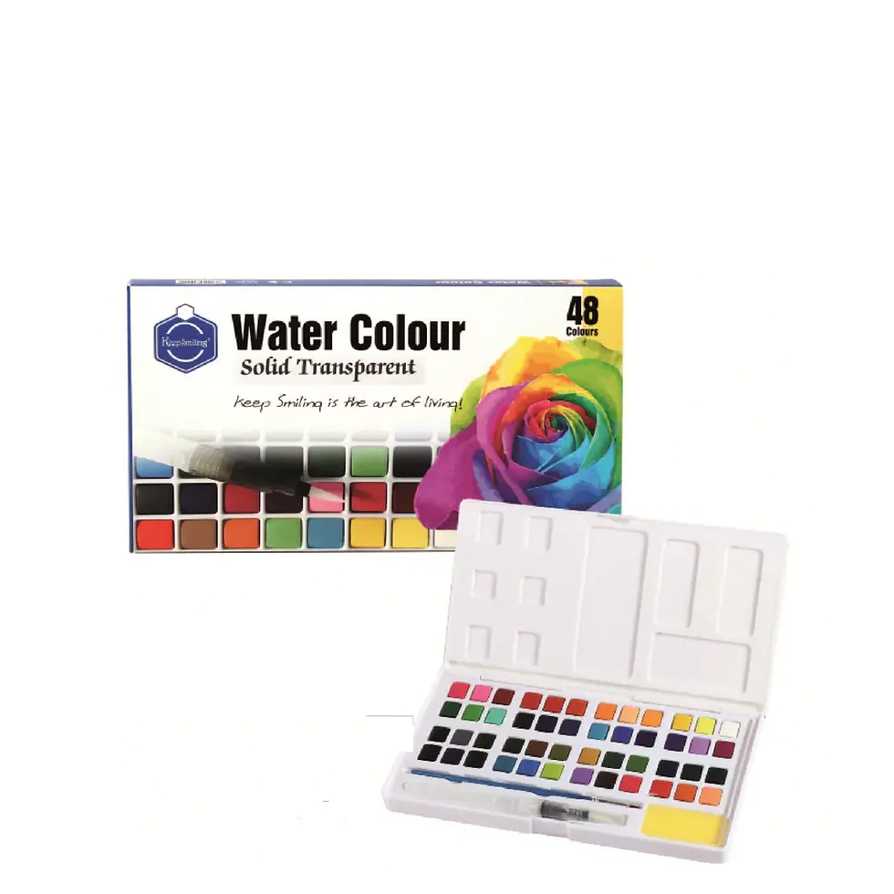 Thumbnail: Keep Smiling Aquarelle Watercolor with Palette