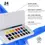 Thumbnail: Daler Rowney Aquafine Watercolor Paint 24 Half Pan Set