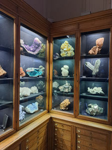 Sample at the mineralogy museum