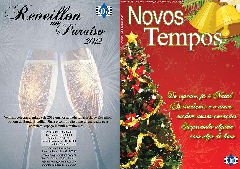 Capa e Fundo - Revista Novos Tempos