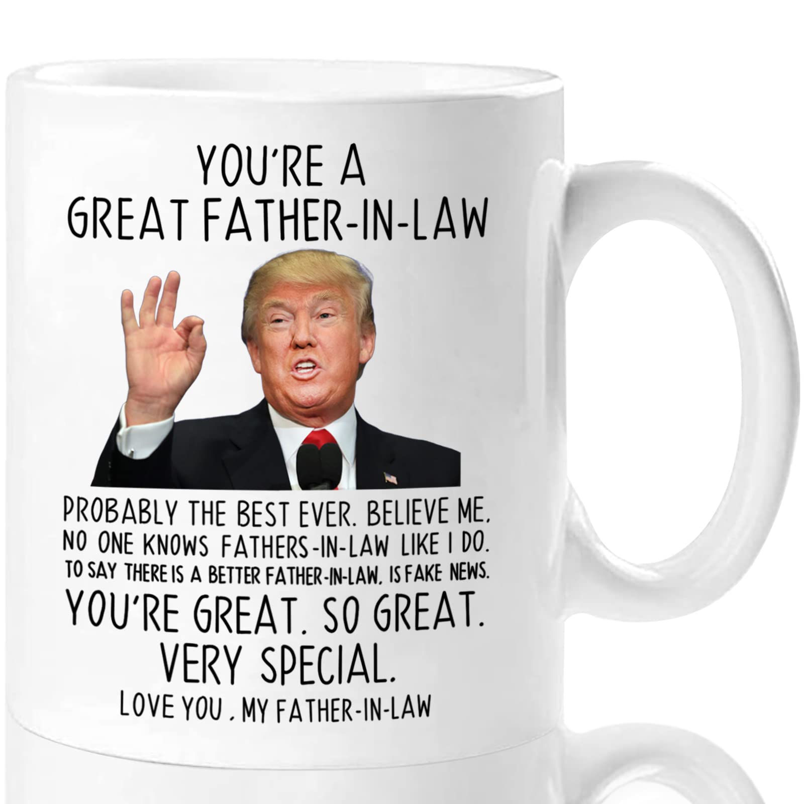 Aurahouse Youre A Great Father in Law 11 Oz Coffee Mug Funny Christmas Gifts for