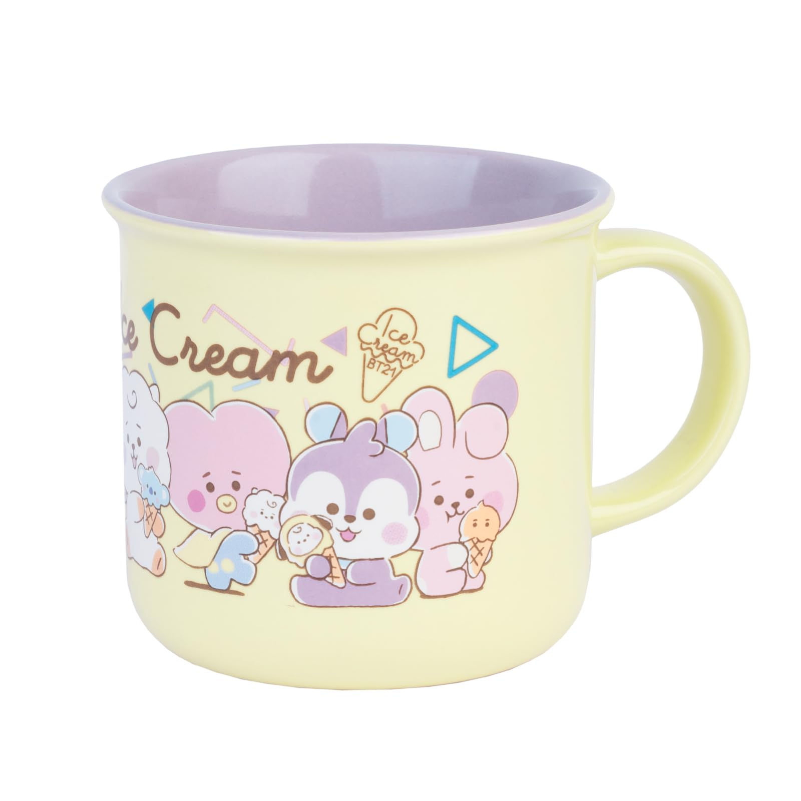 Grupo Erik BT21 Official Merchandise Ceramic Mug - 375 ml Kawaii Coffee Mug Tea