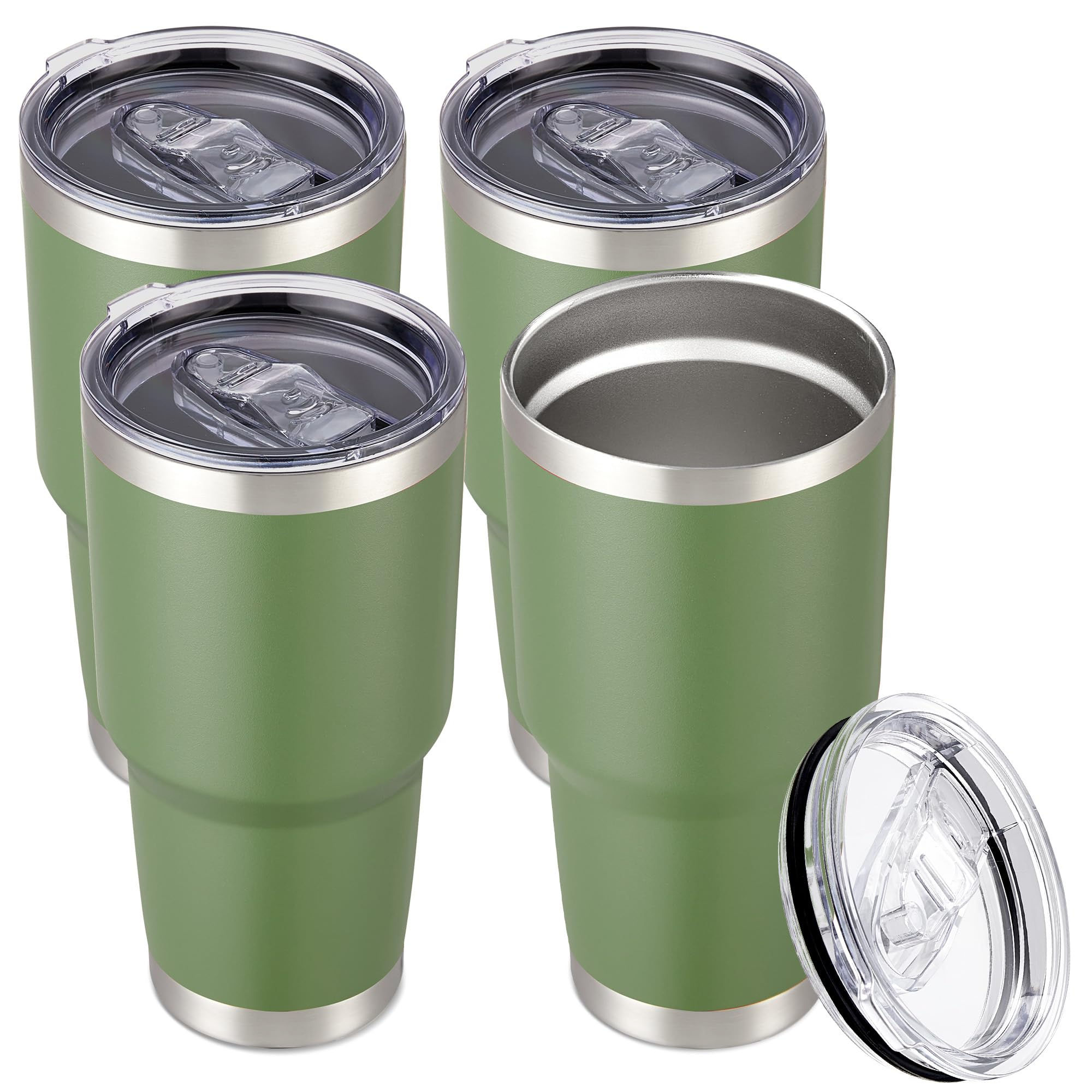 Cool Yoleb 30 oz Tumbler with Lid Stainless Steel Tumblers Bulk Vacuum Insulated