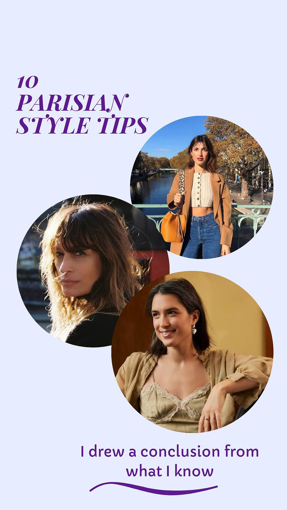 10 PARISIAN STYLE TIPS - Based on my knowledge