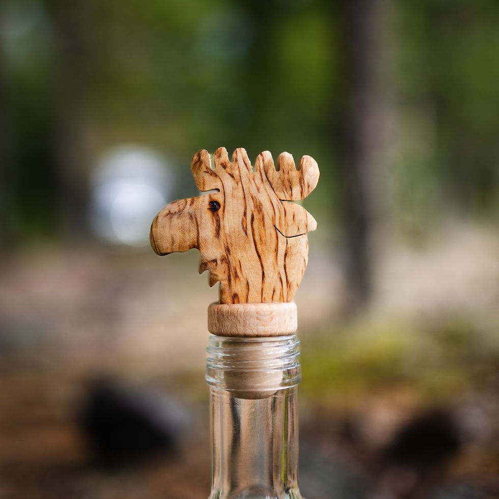 Miniatyrbild: BUTELJKORK ÄLGHUVUD