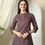 Thumbnail: Floral Print A-line Kurti