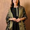 Thumbnail: Black Chanderi Kurta Pant Dupatta Set