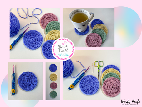 How to Crochet a Flat Circle and Create a Coaster Mat